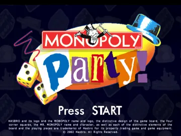 Monopoly Party screen shot title